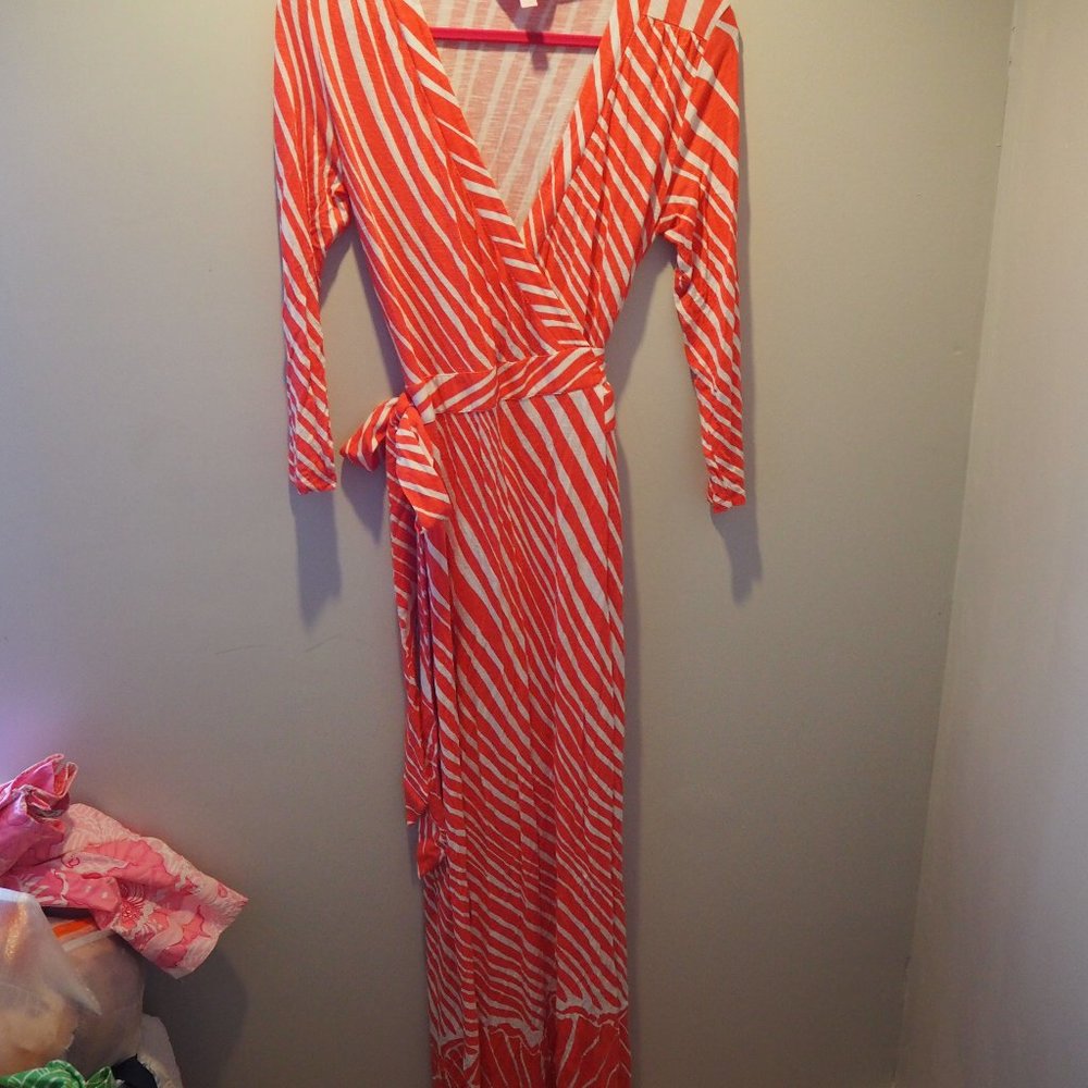 Lilly Pulitzer maxi wrap dress